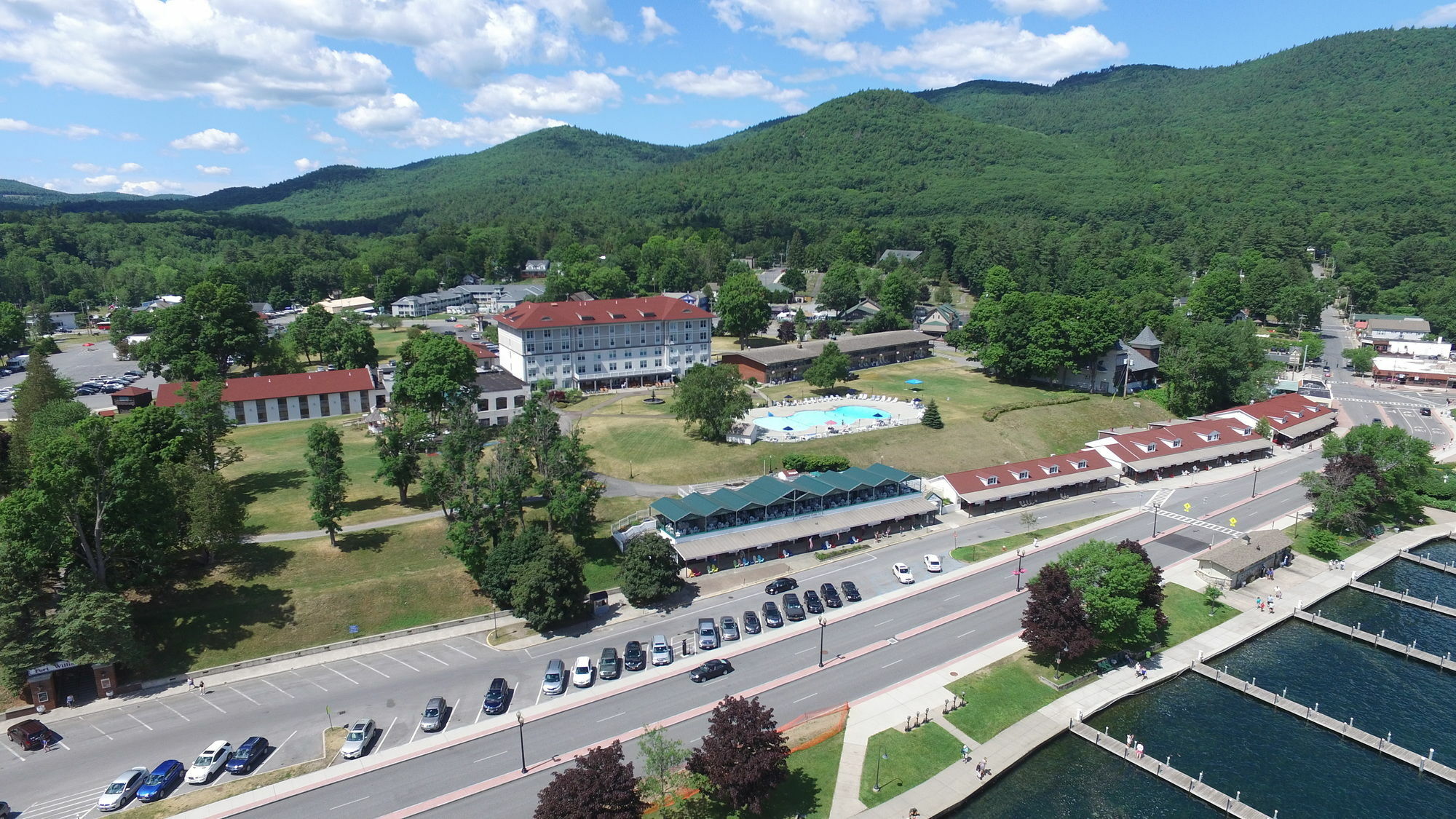 Fort William Henry Hotel Lake George Esterno foto
